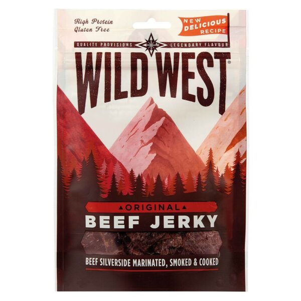 78,43 €/kg Wild West Beef Jerky - Original Trockenfleisch 70g Packung