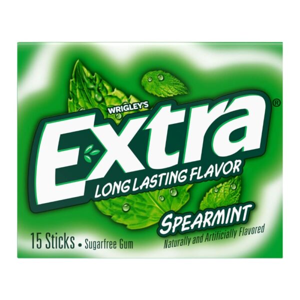 55,56 €/kg Wrigley Extra Spearmint Kaugummi, 15 Sticks