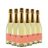 Carl Jung Peach SEKT schaeumendes Getraenk aus entalkoholisiertem Wein (6 Flaschen)